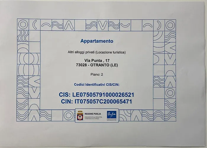 Apartament Casa Zia Gianna Otranto